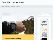 Tablet Screenshot of bestwatcheswomen.com